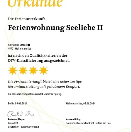 Seeliebe Apartment Haltern